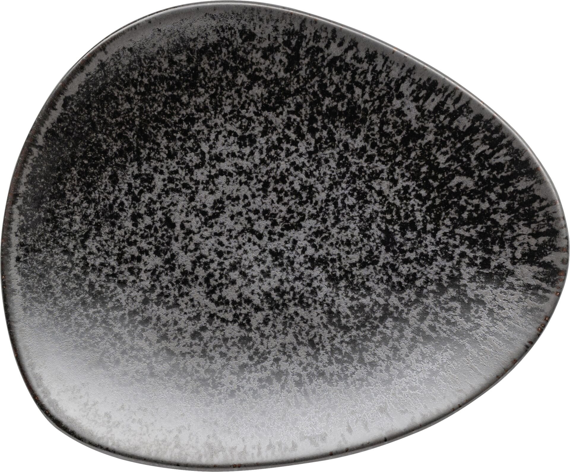 Porzellanserie „Ebony" Teller flach 19x16cm